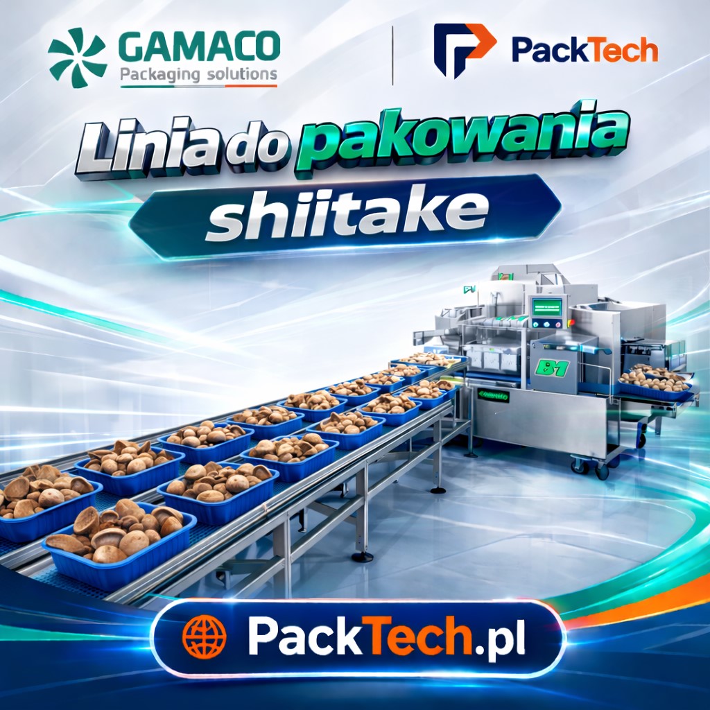 PackTech Linia do pakowania shiitake